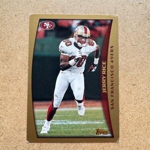 1998 Vintage Topps NFL Card - Jerry Rice #250 San Francisco 49ers Wide Receiver
